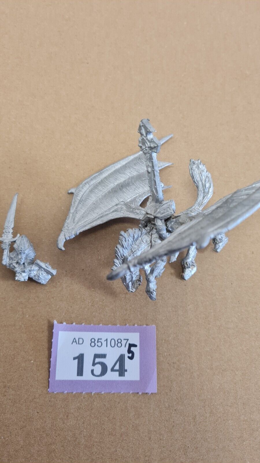 Warhammer Fantasy Dark Elf Sorcerer On Pegasus Metal