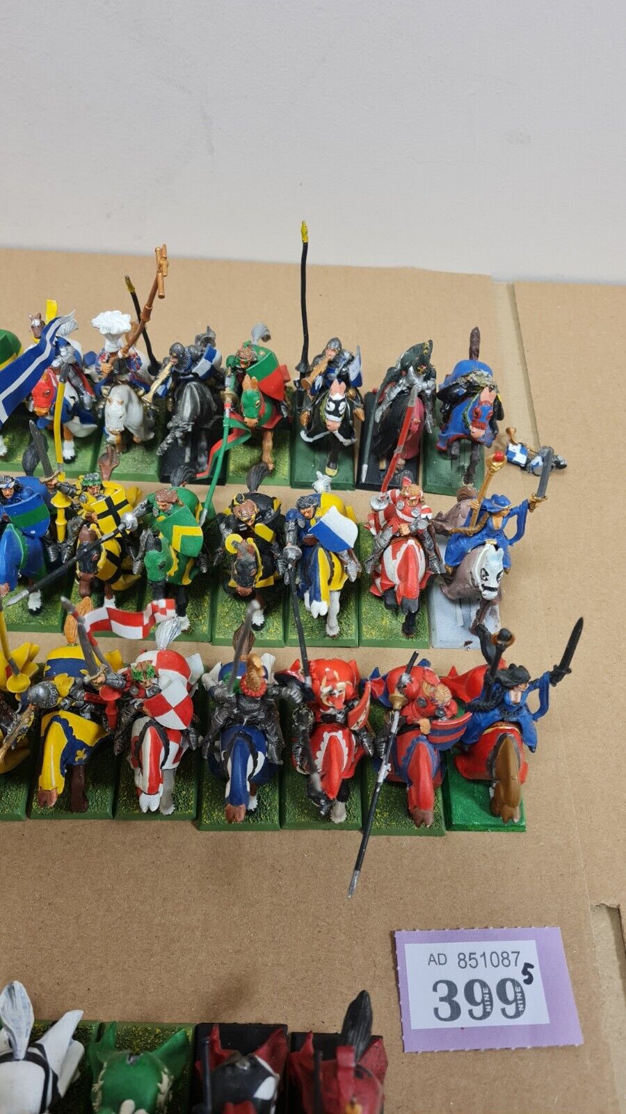 Warhammer Fantasy The Old World Bretonnian Large Metal Knight Army