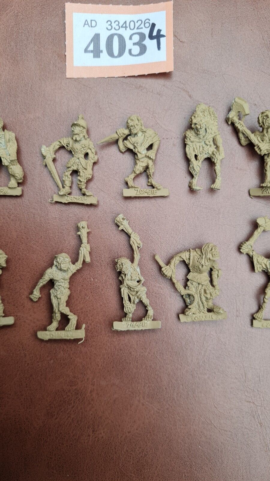 Warhammer Fantasy Undead Classic Zombies X 10 Metal