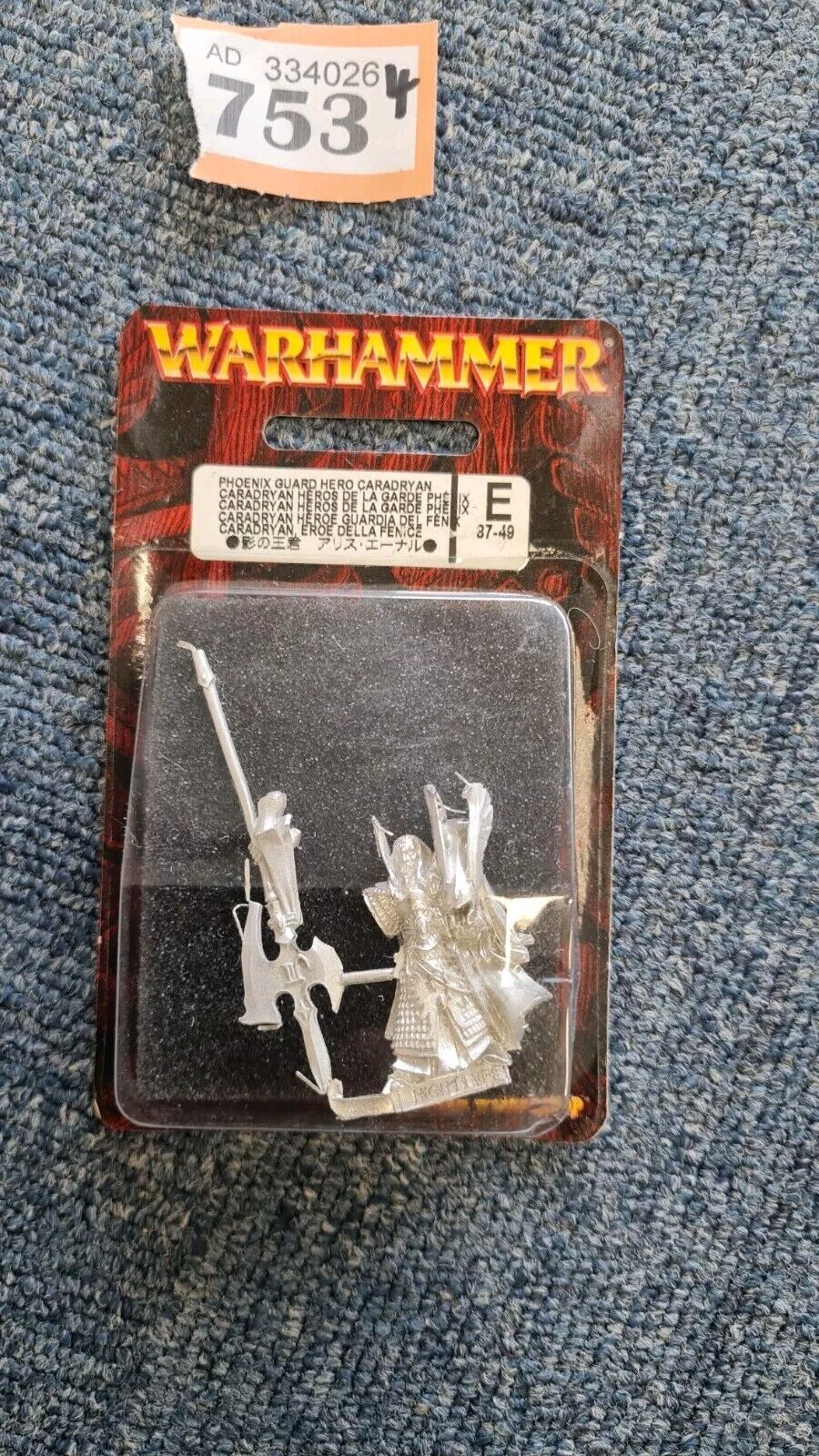 Warhammer Fantasy High Elf Caradryan New In Blister