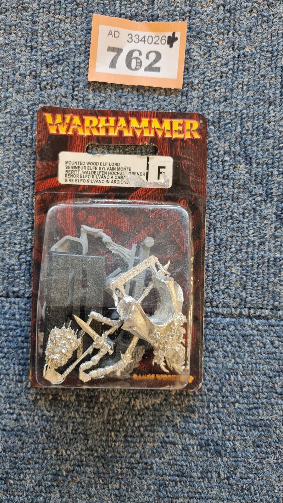 Warhammer Fantasy Mounted Wood Elf Lord Blister