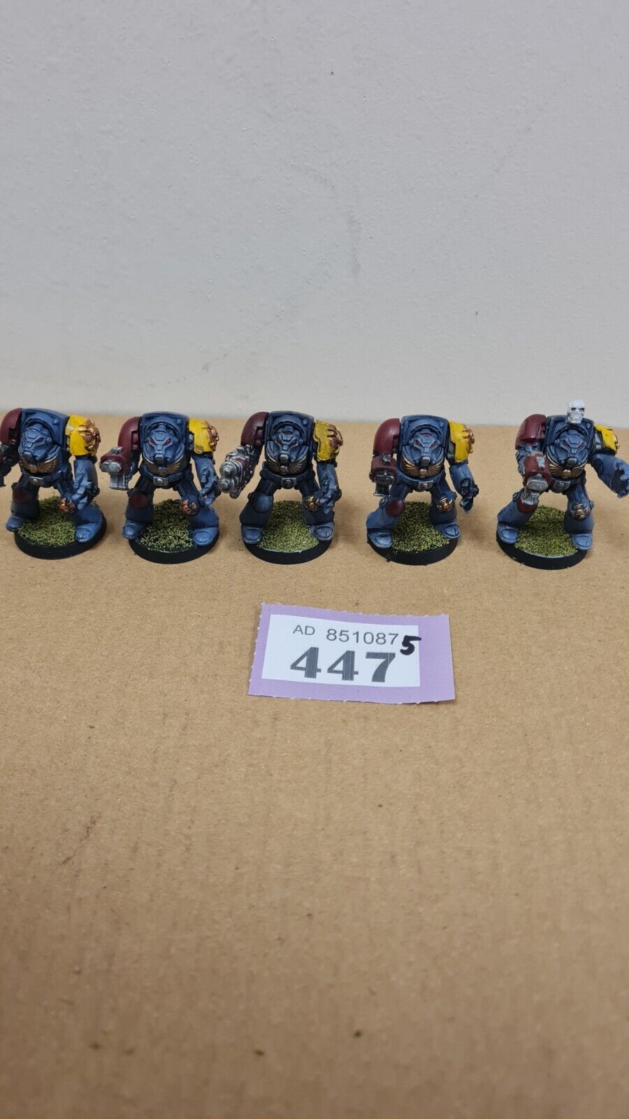 Warhammer 40k Space Marine Terminators X 5 Metal Oop