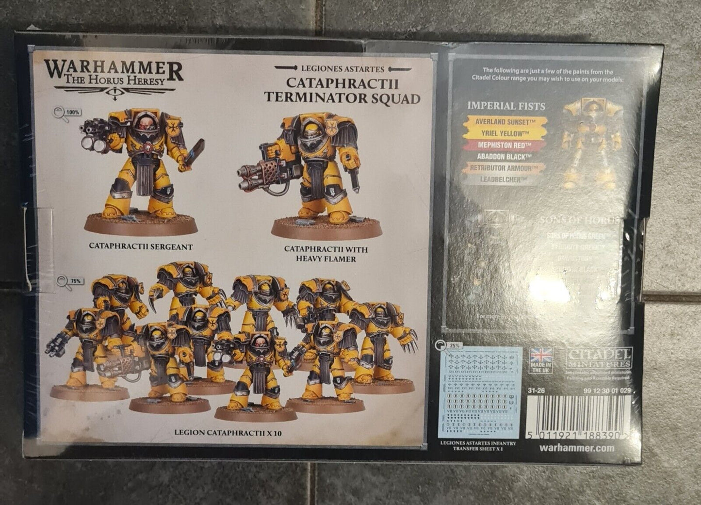 Warhammer 30k Legion Cataphractii Terminators Sealed