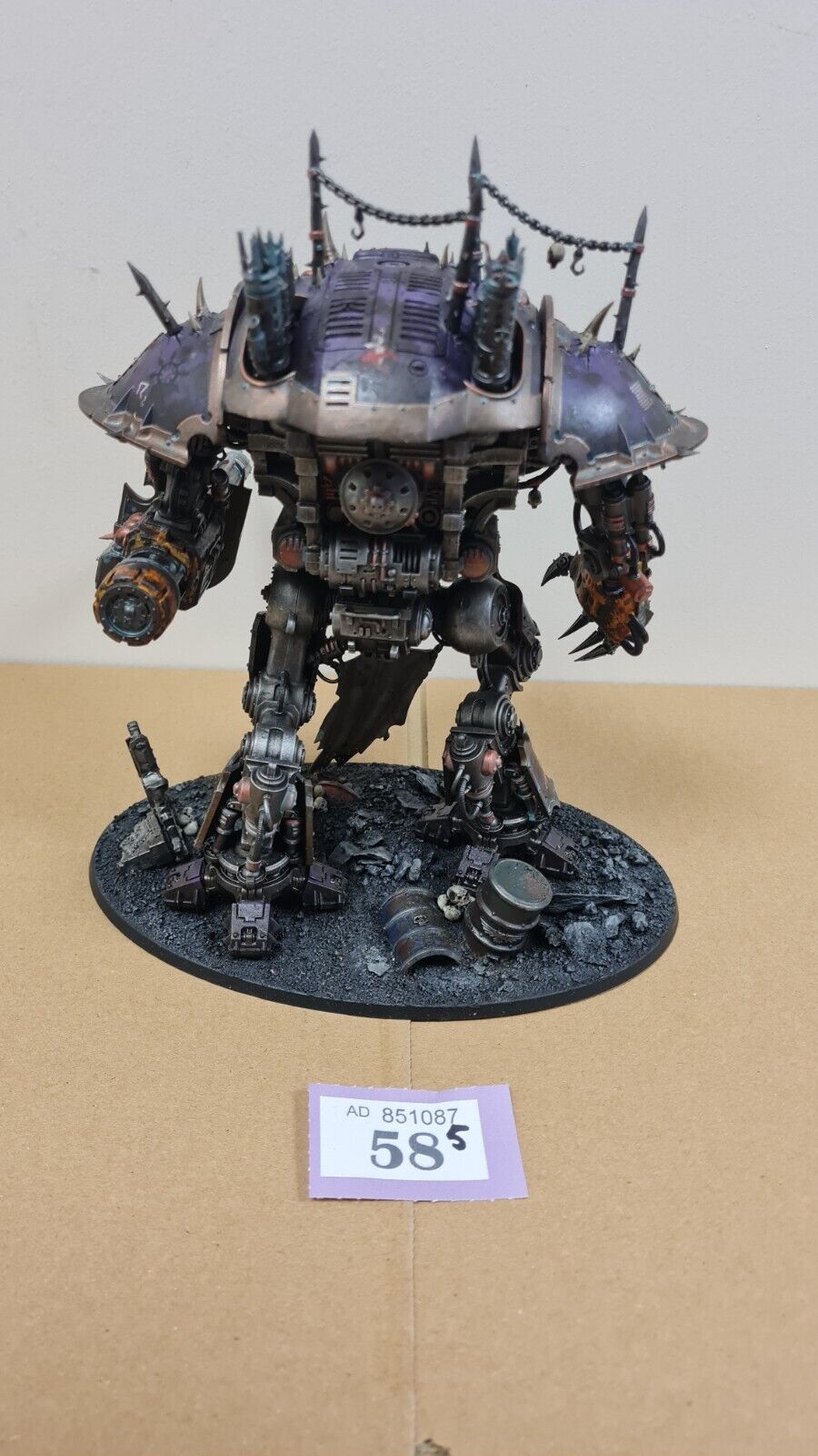 Warhammer 40k Chaos Knight Very Well Painted And Based