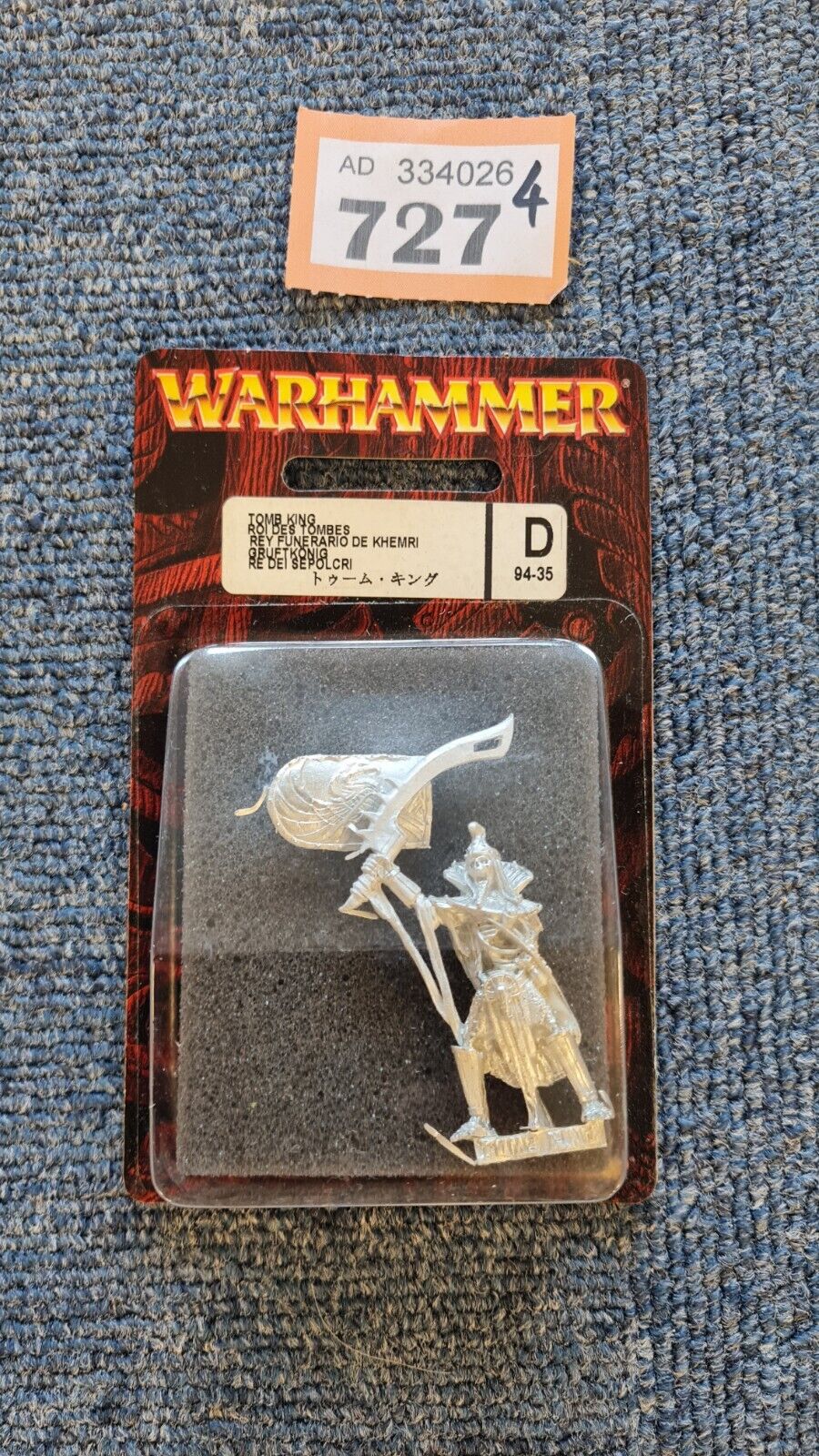 Warhammer Fantasy Tomb Kings Tomb King Metal