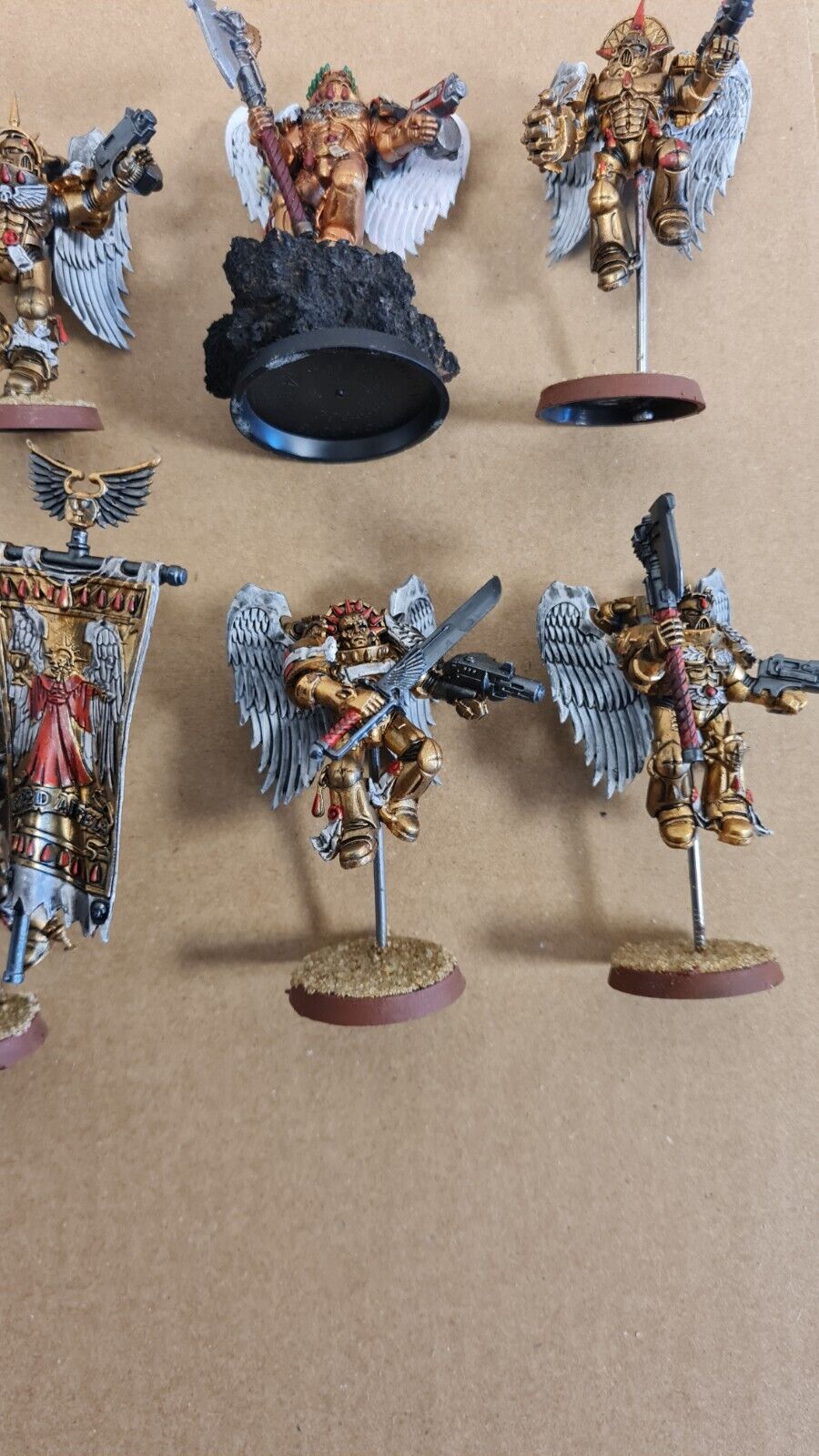 Warhammer 40k Blood Angel Sanguinor + 6 Sanguinary Guard