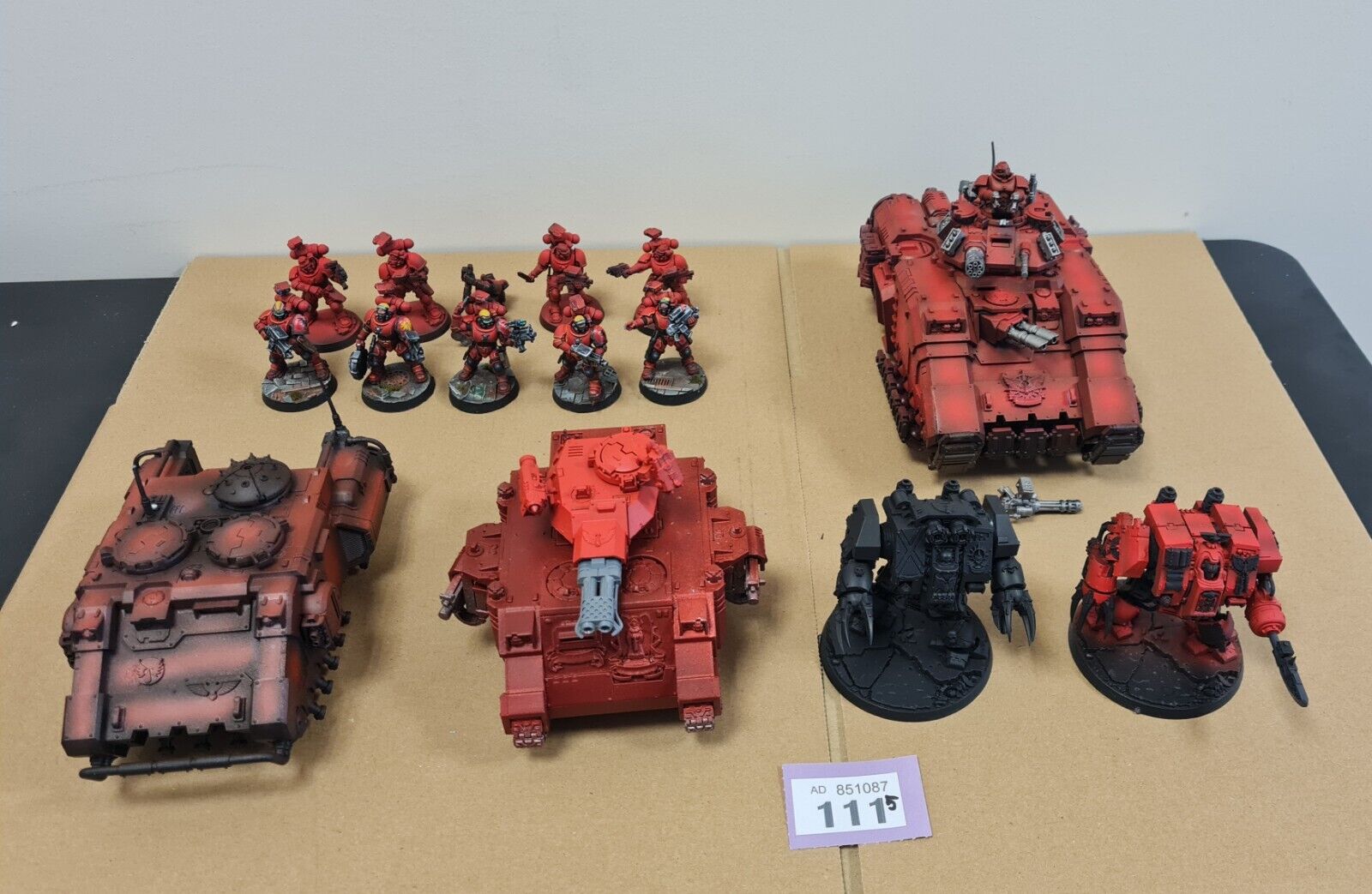 Warhammer 40k Space Marine Army Blood Angels