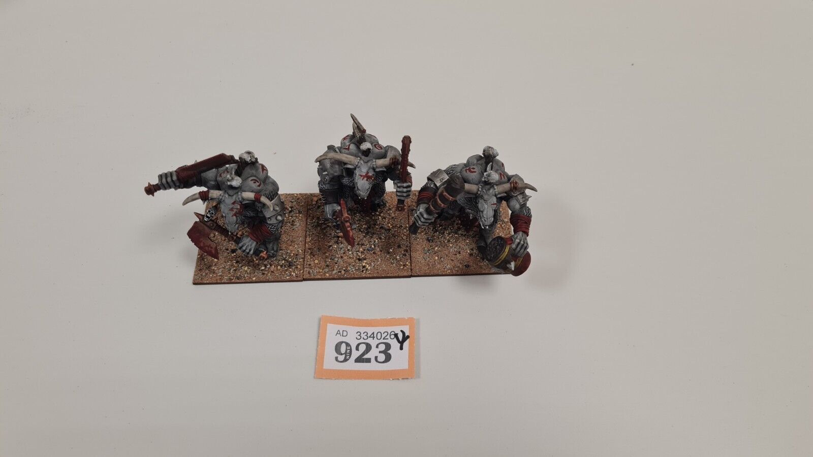 Warhammer Beastmen Bullgor X 3 Well Painted