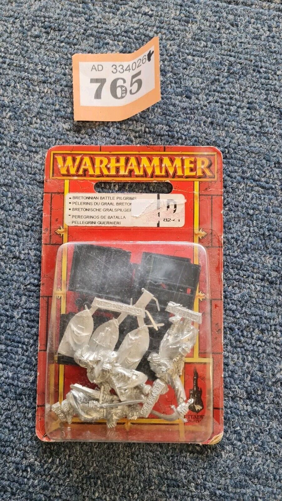 Warhammer Fantasy Bretonnian Battle Pilgrim Blister Pack