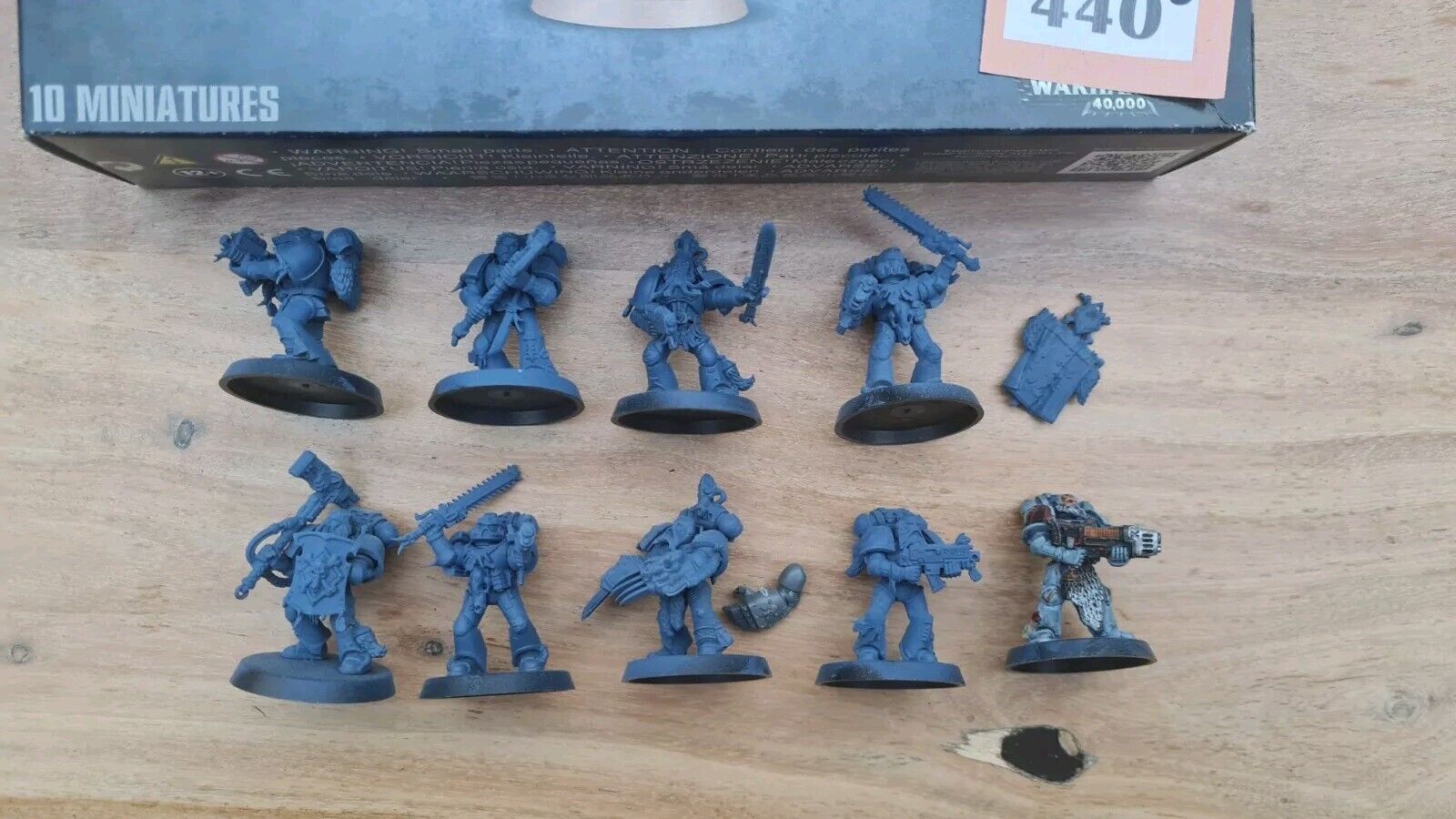 Warhammer 40k Space Wolfs Wolf Pack X9