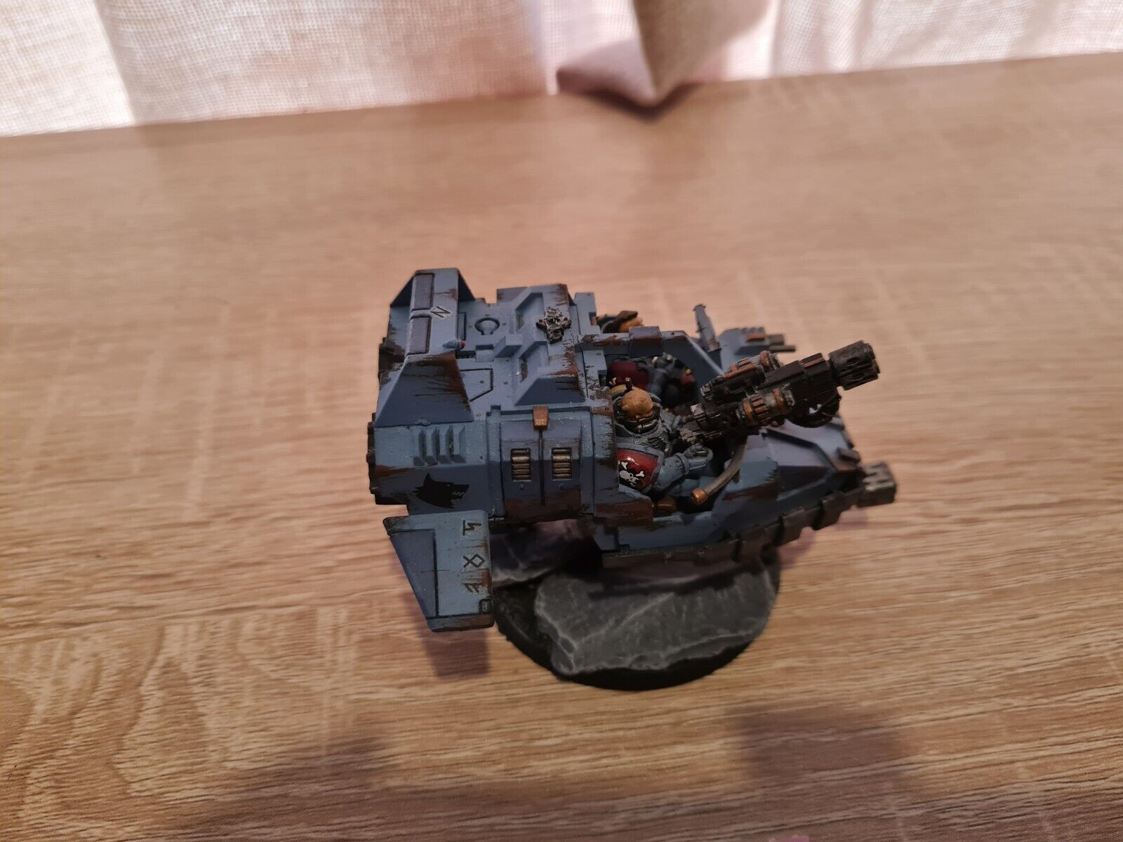 Warhammer 40k Space Marine Land Speeder Nicely Painted And Based