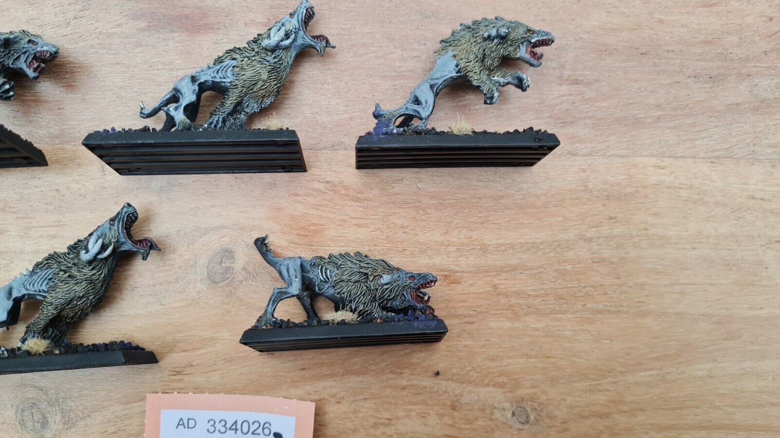 Warhammer Beastmen Warhounds X 5 Metal Oop