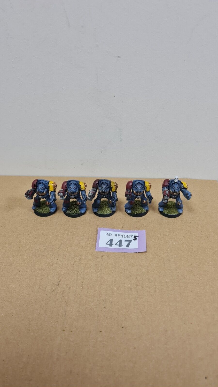 Warhammer 40k Space Marine Terminators X 5 Metal Oop