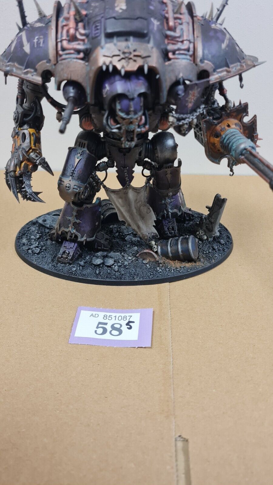 Warhammer 40k Chaos Knight Very Well Painted And Based