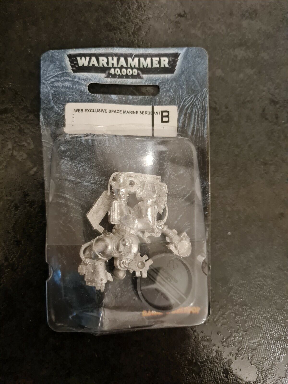 Warhammer 40k Web Exclusive Space Marine Sergeant Oop Metal Rare