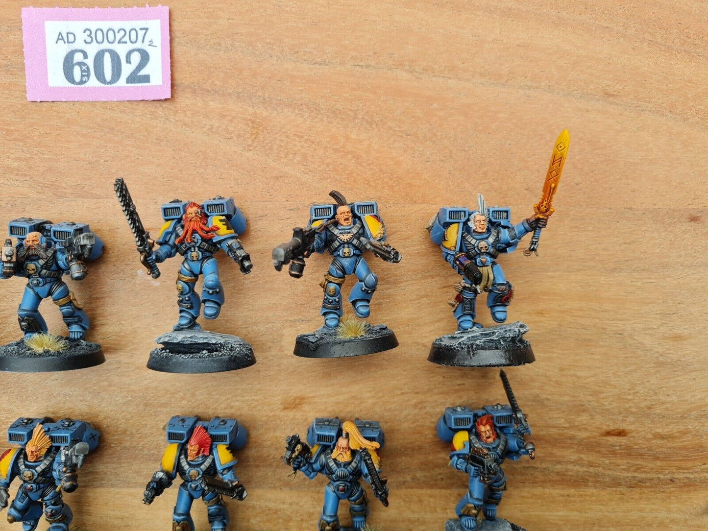 Warhammer 40k Space Marine Assault Marines X 17 Well Painted And Based