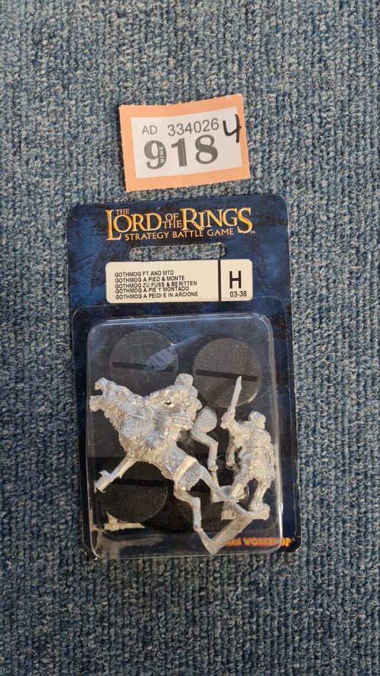 Warhammer Lotr Gothmog On Foot And Mounted Blister