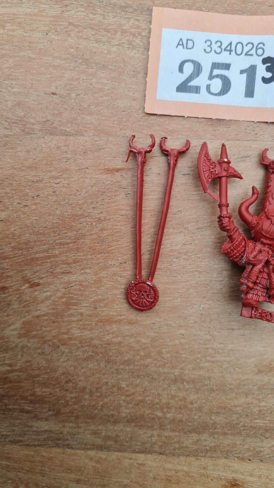 Warhammer Chaos Dwarf Hero Lord Metal Oop