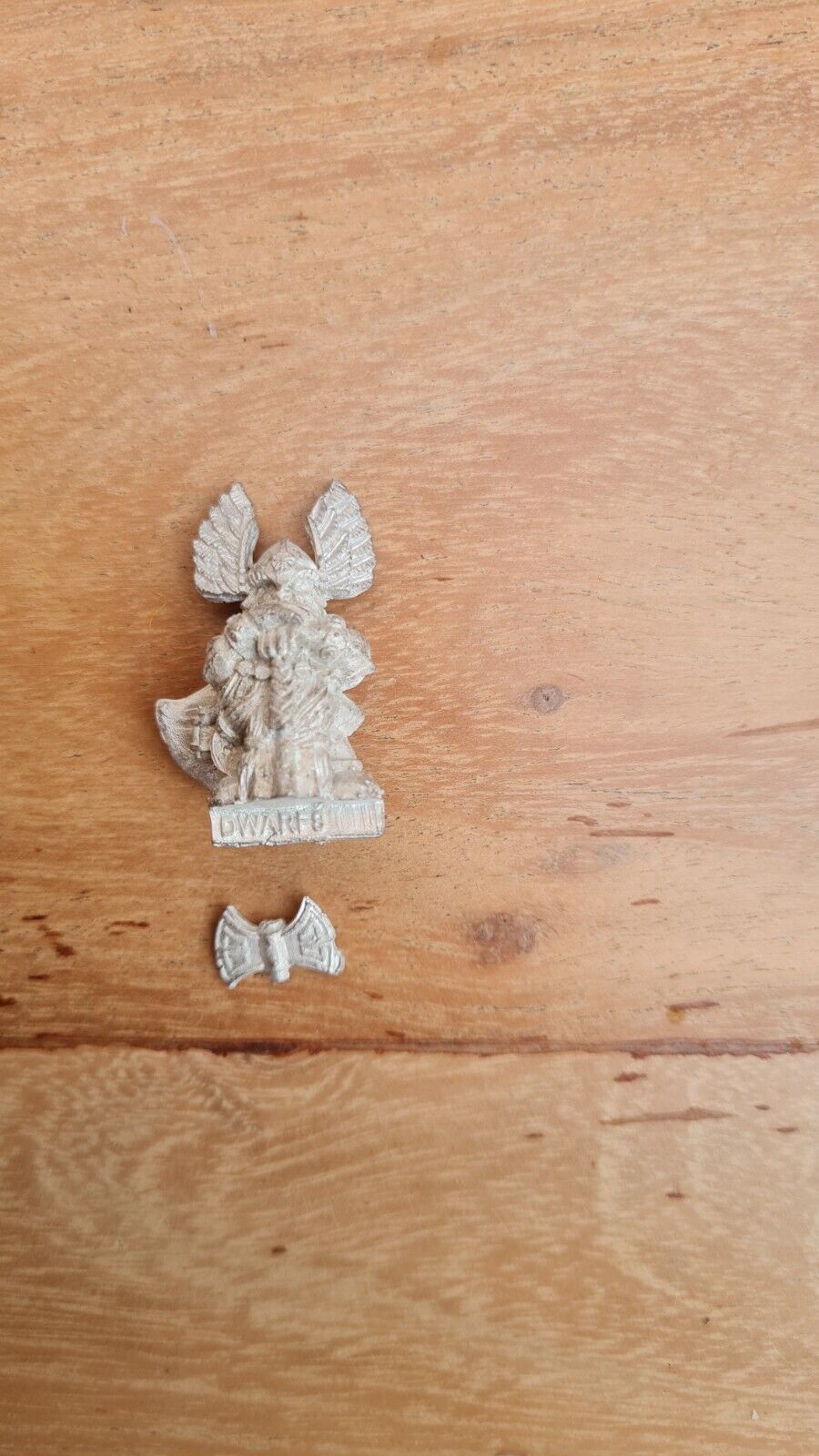 Warhammer Dwarf Lord With Winged Helmet Oop Metal