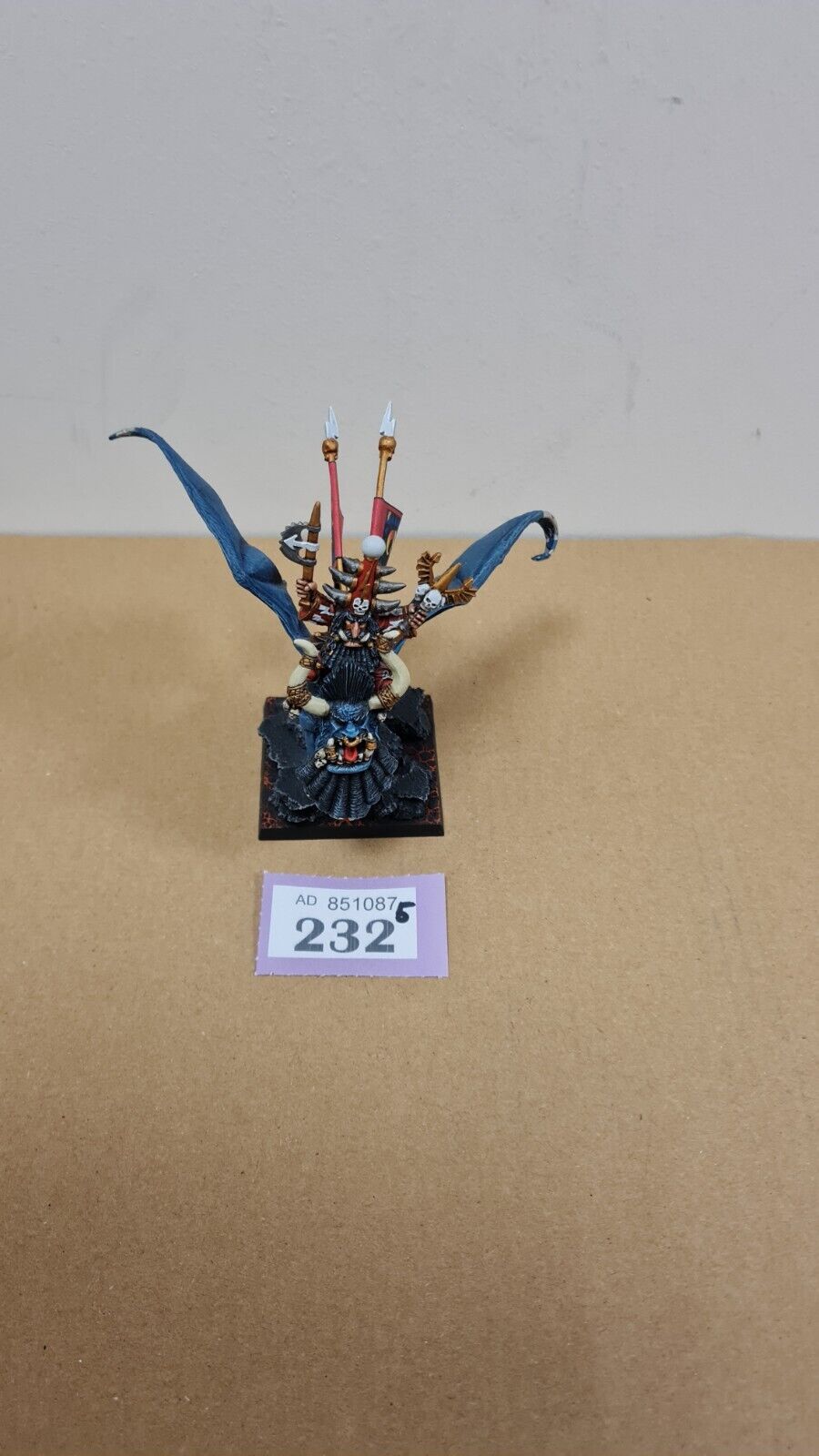 Warhammer Chaos Dwarf Sorcerer On Lammasu Well Painted