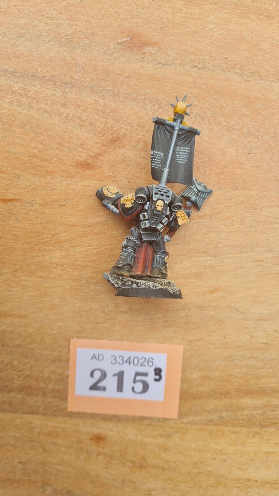 Warhammer 40k Chaplain With Skull Helmet Well Painted Metal