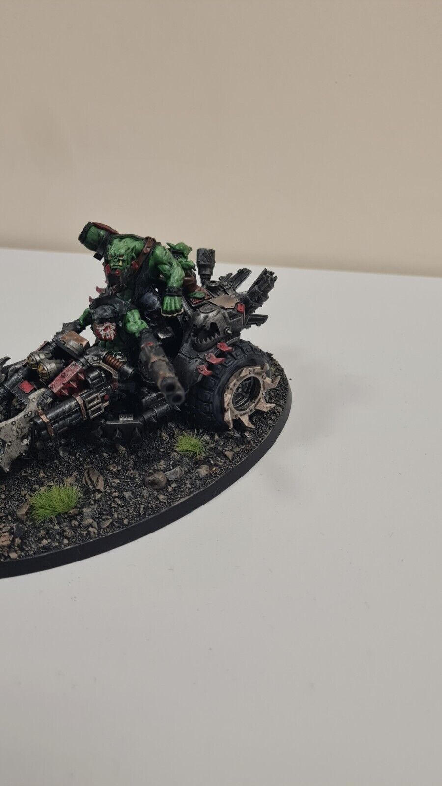 Warhammer 40k Ork Deffkilla Wartrike Nicely Painted