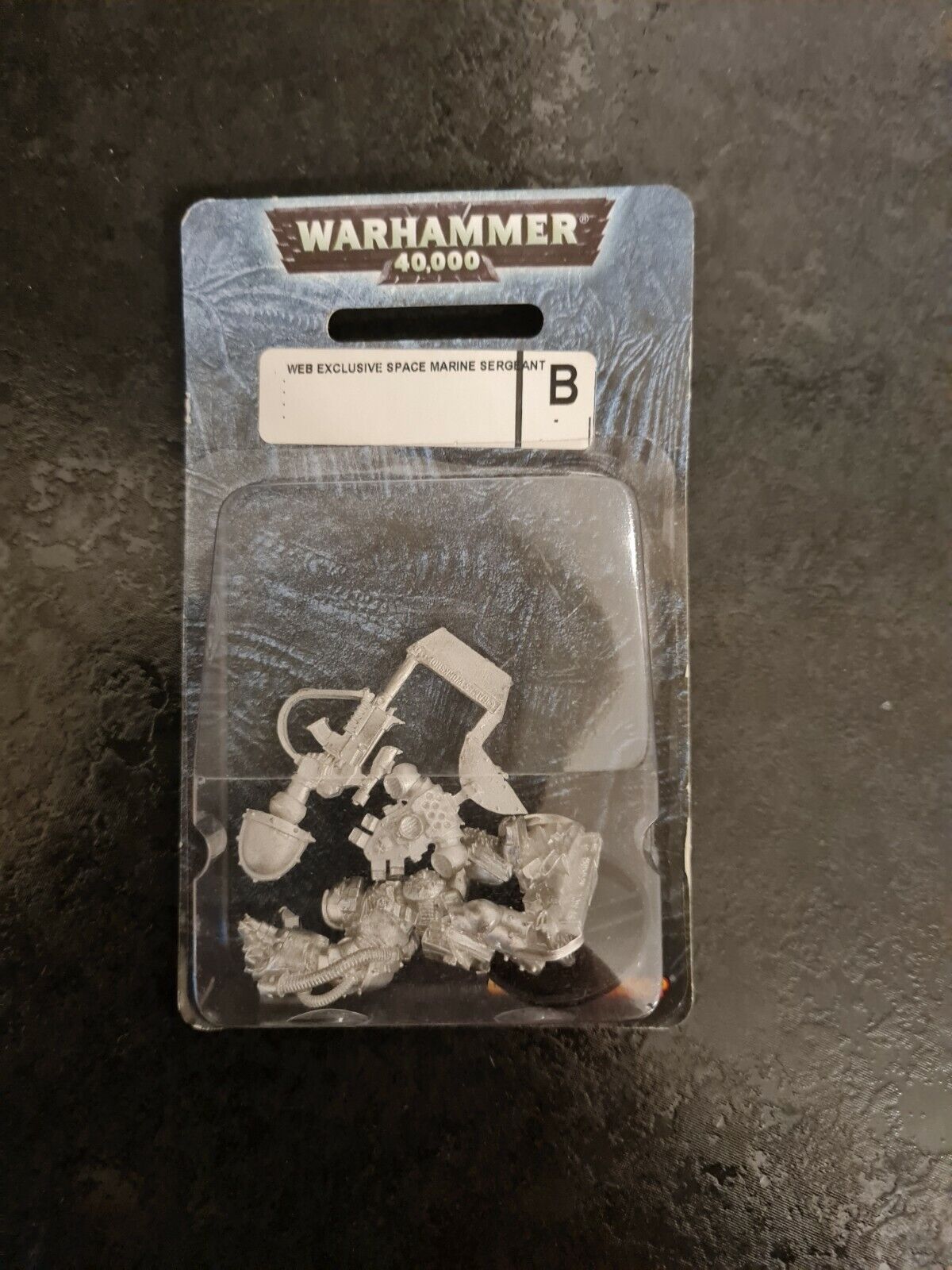 Warhammer 40k Web Exclusive Space Marine Sergeant Oop Metal Rare