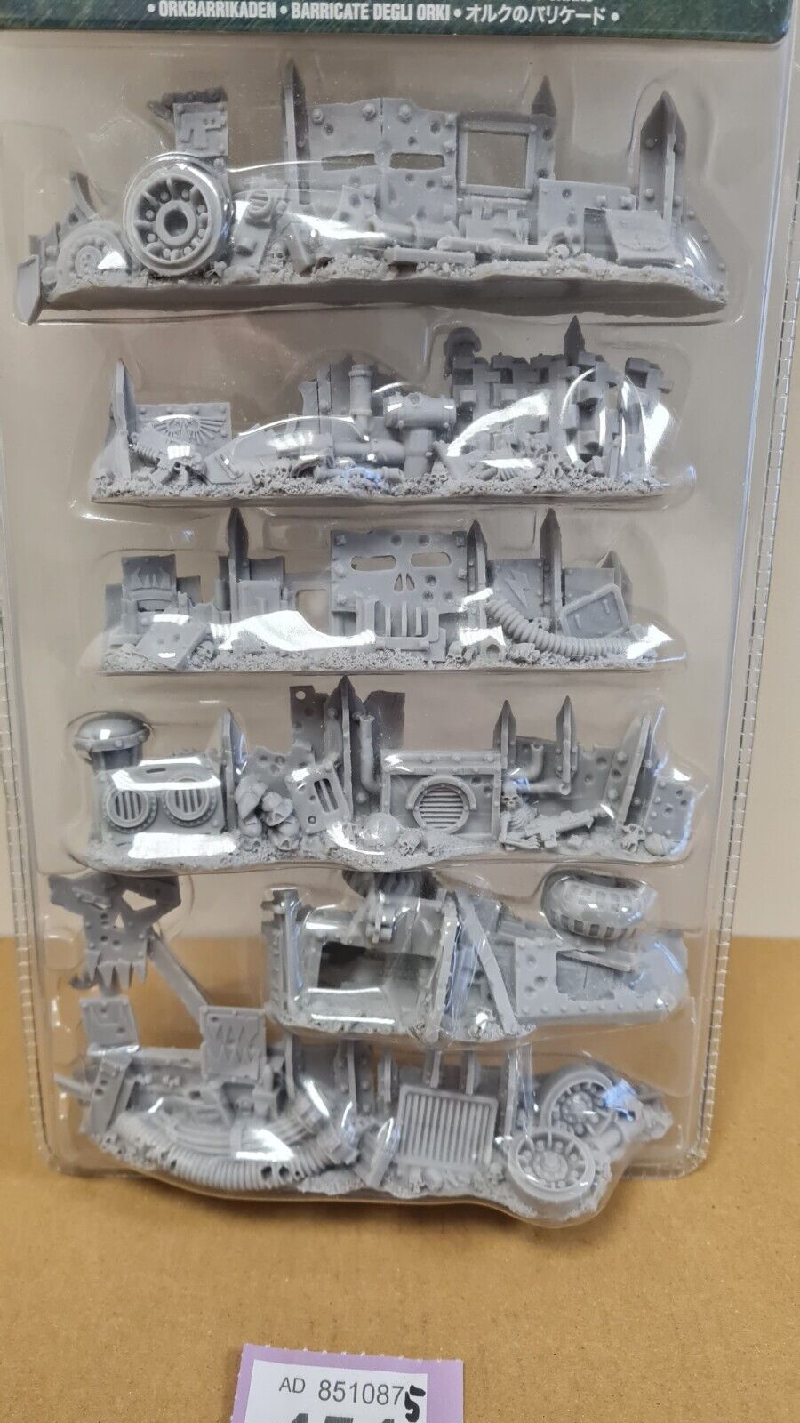 Warhammer 40k Ork Barricades Oop Sealed