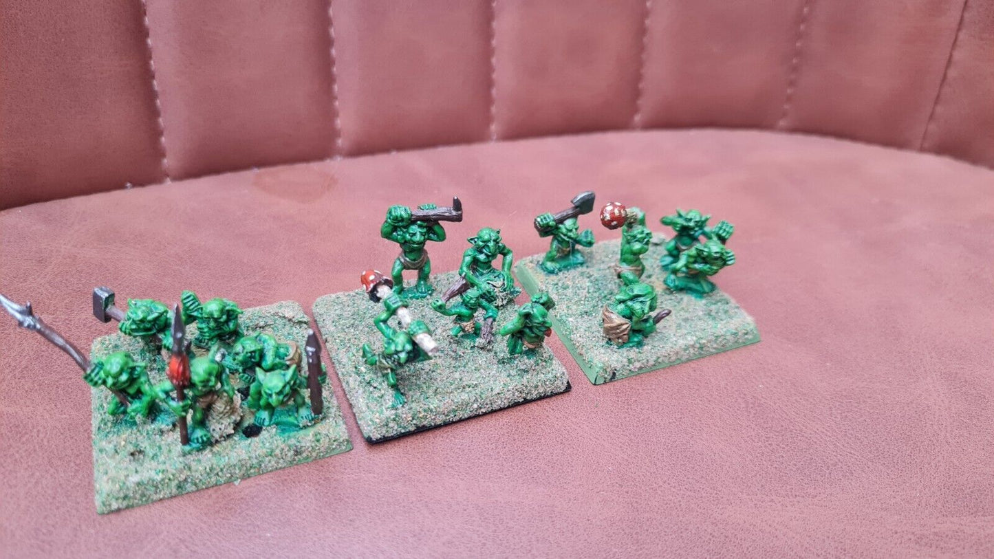 Warhammer Orc And Goblin Snottling Bases X 3