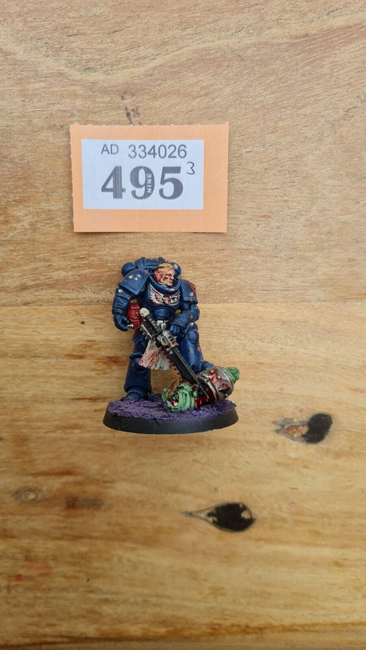 Warhammer 40k Space Marine Sergeant Jovan Nicely Painted