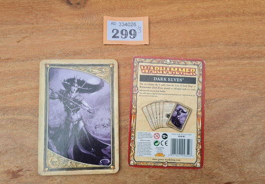 Warhammer Dark Elf 8th Edition Magic Cards