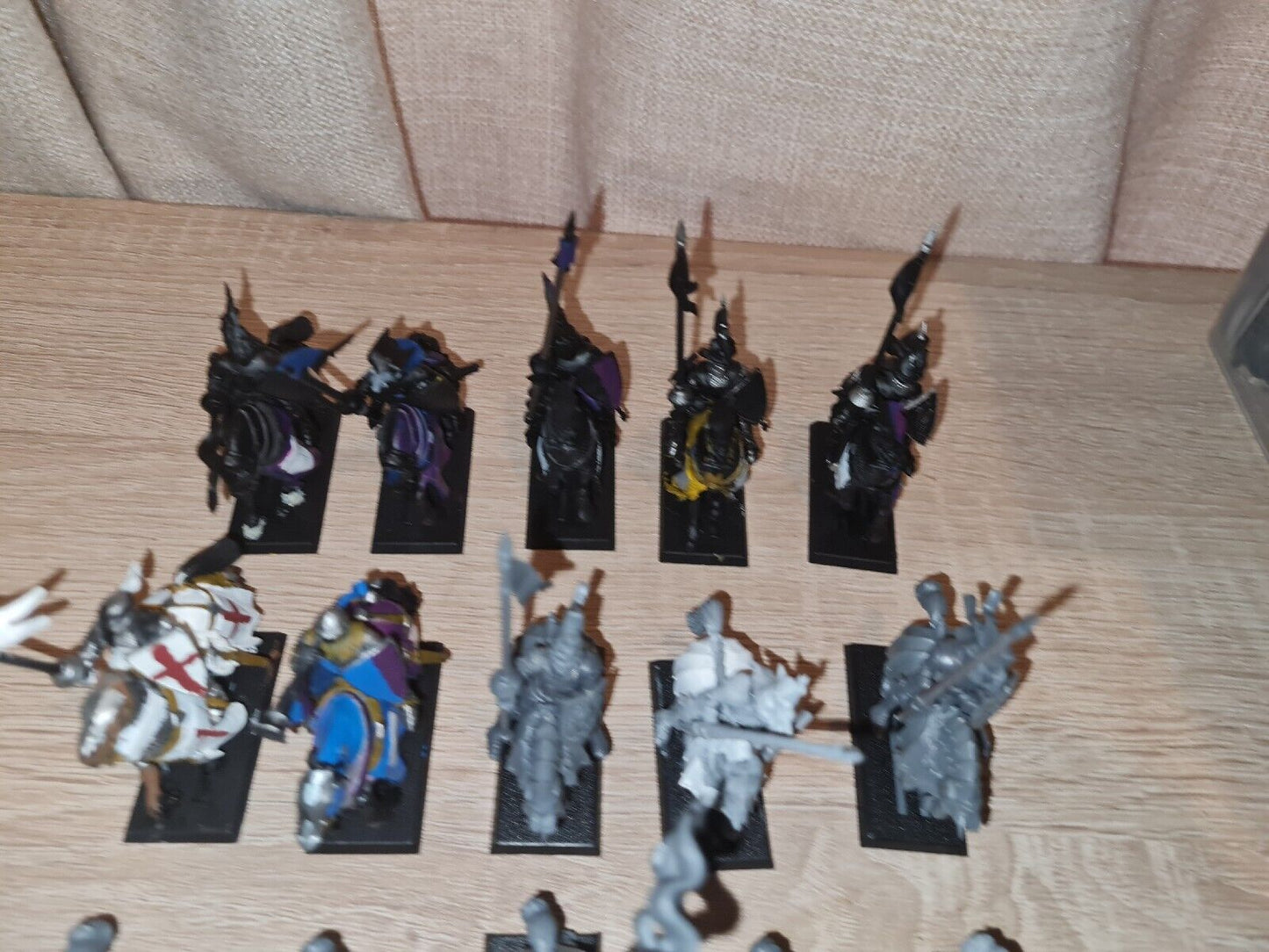 Warhammer Bretonnian Knights Of The Realm X 7 + 9 Empire Kngiths/Bret Riders