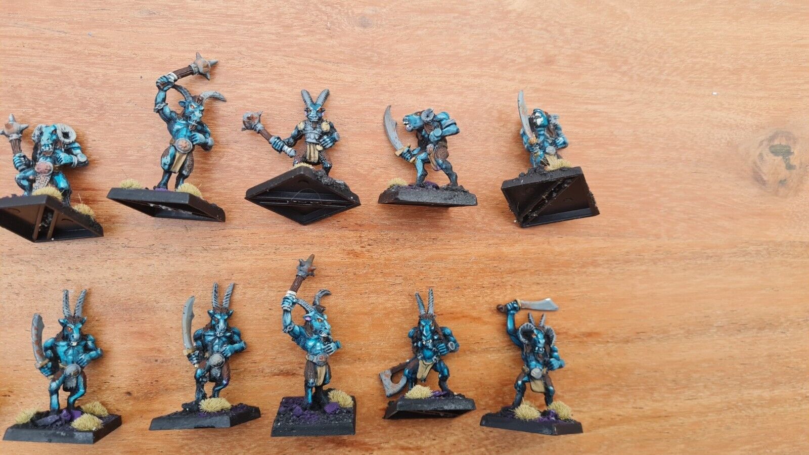 Warhammer Beastmen Gor X 34 Metal Oop