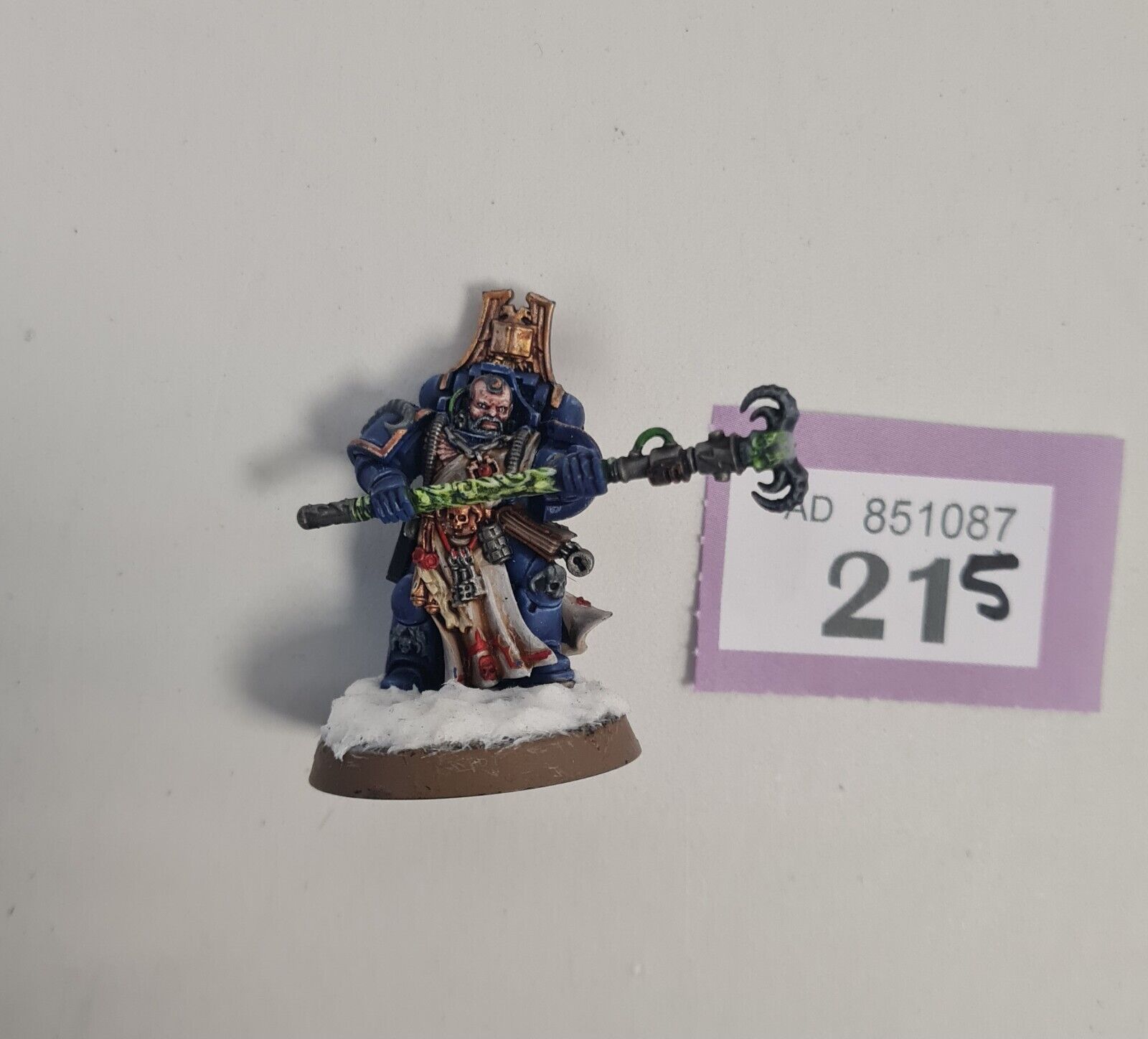 Warhammer 40k Space Marine Librarian Nicely Painted