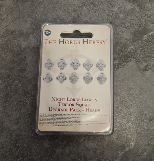 Warhammer Forgeworld Night Legions Terror Squads Heads Blister