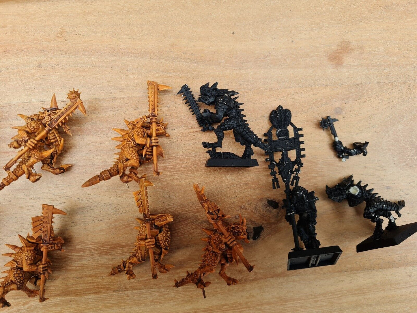 Warhammer Lizardmen Seraphon X 14 With 3 Metal (Black)