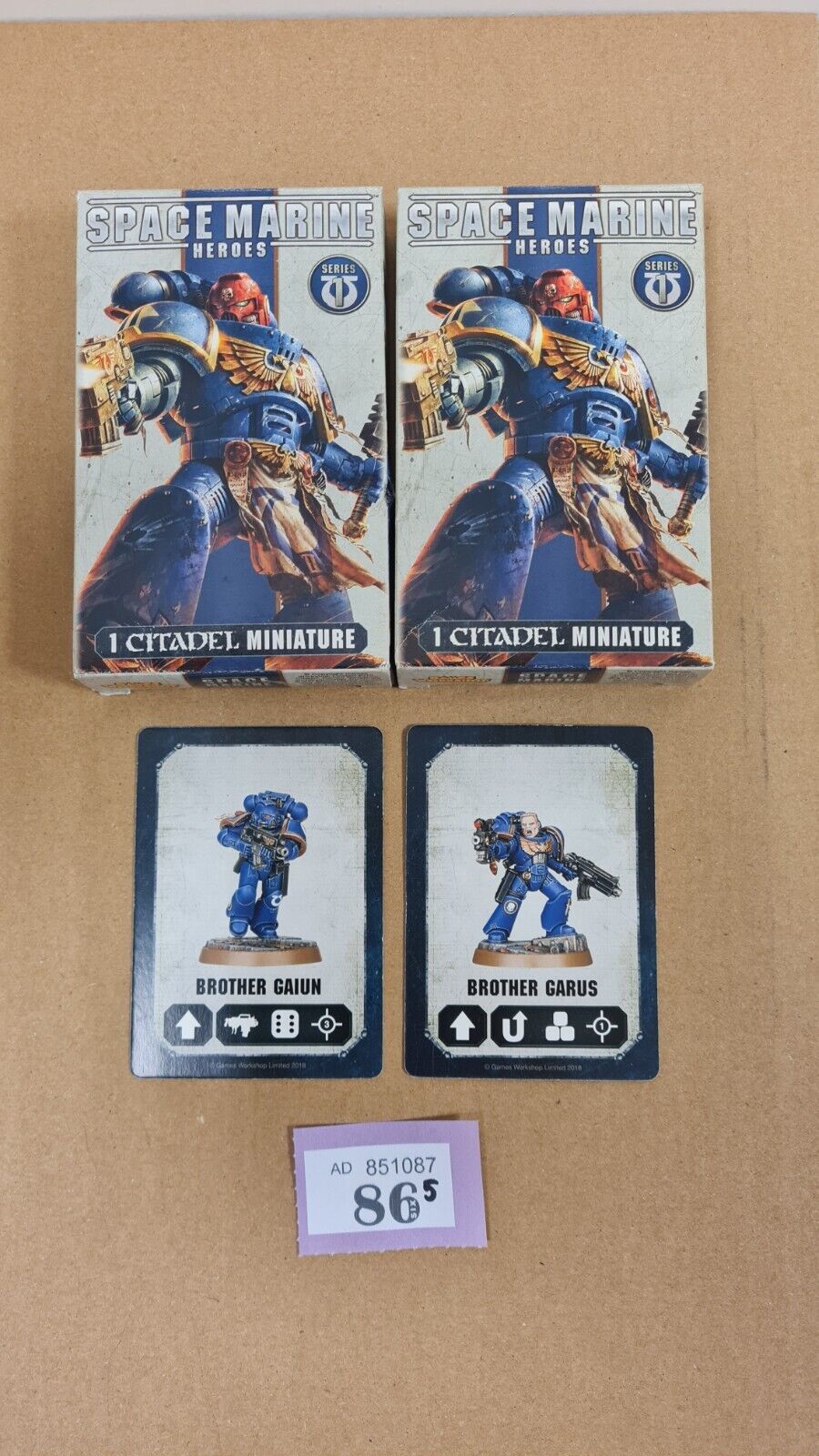 Warhammer 40k Space Marine Brother Garus And Brother Gaiun