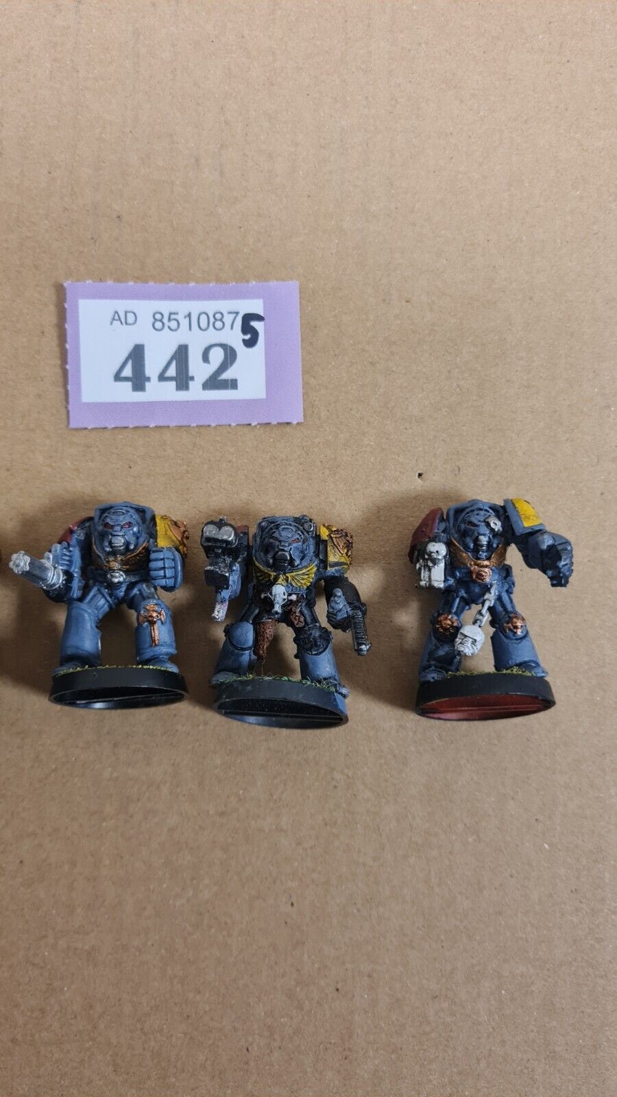 Warhammer 40k Space Marine Terminators X 5 Metal Oop