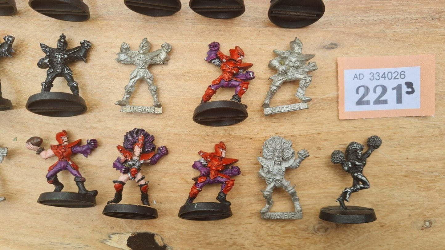 Warhammer Blood Bowl Team X 16 Metal