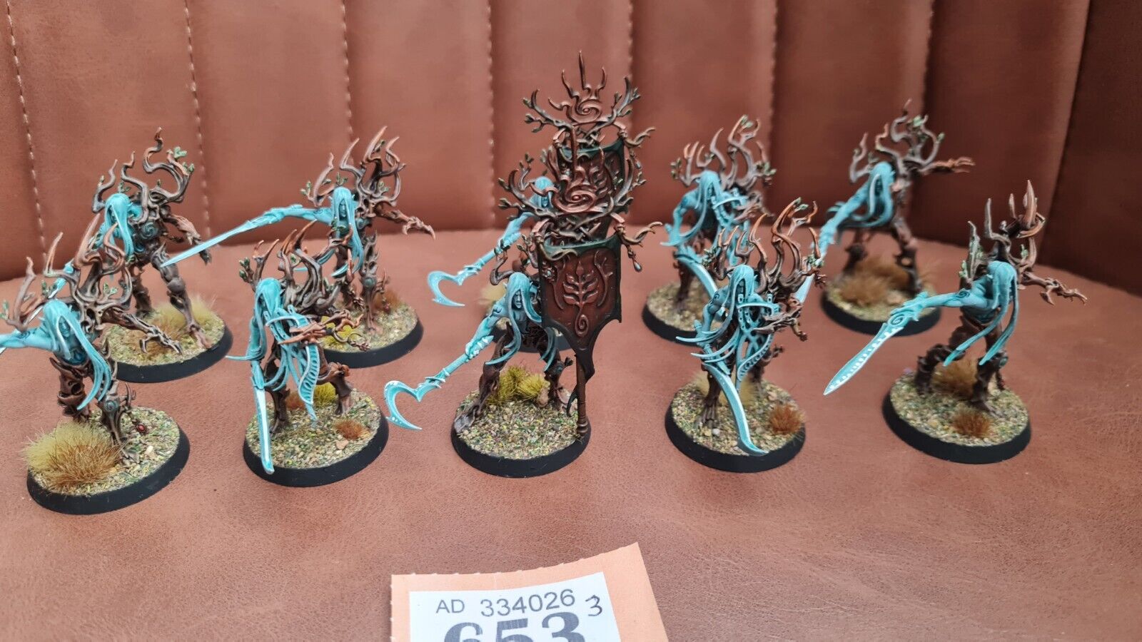 Warhammer Aos Sylvaneth Tree Revenants X 10 Nicely Painted