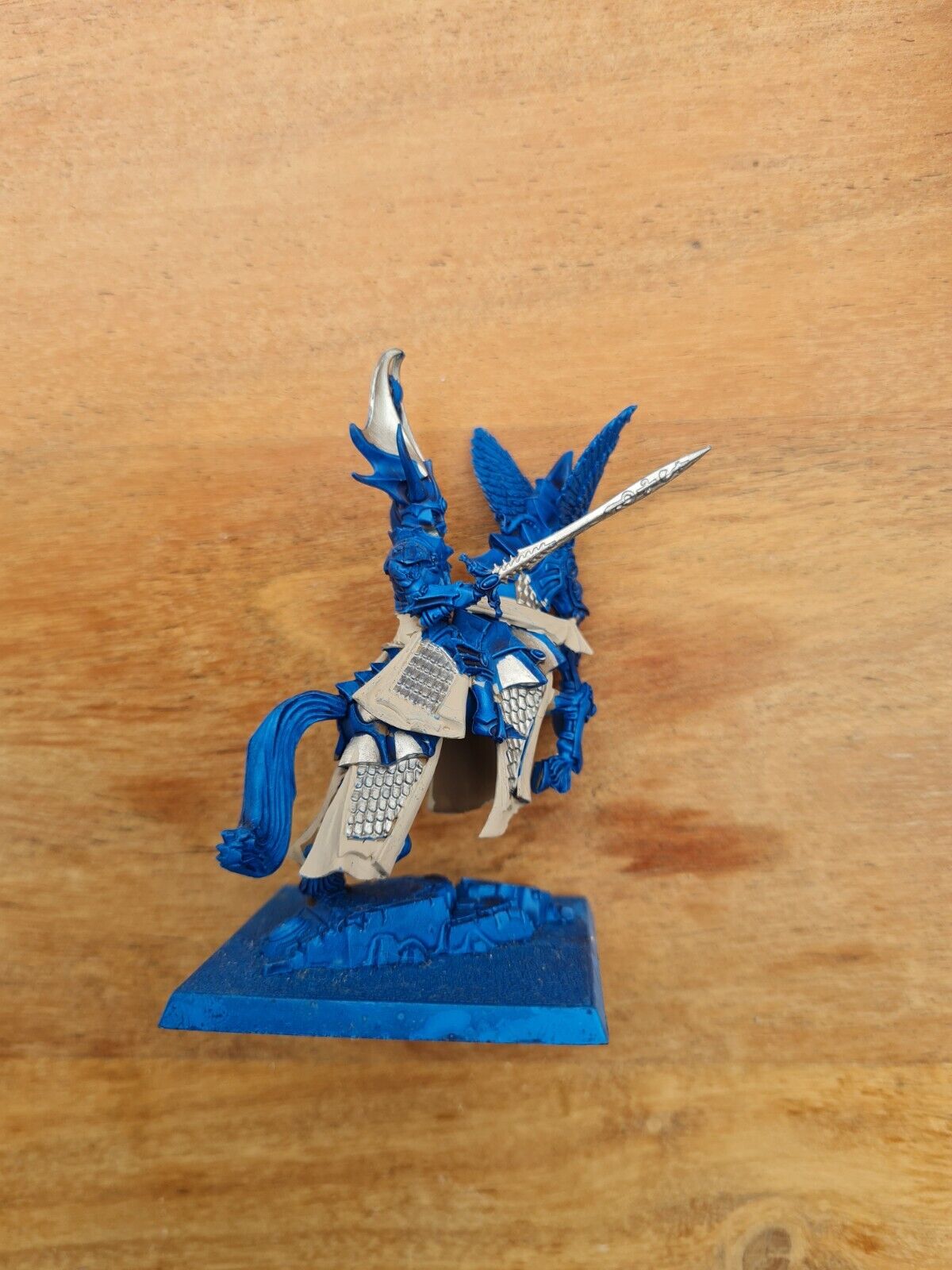 Warhammer High Elf Prince Mounted Missing Shield