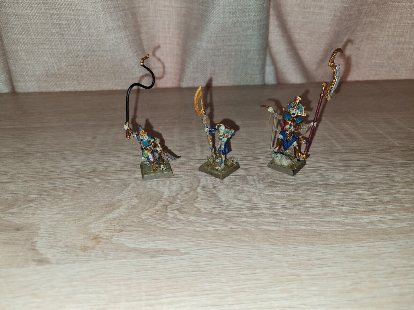 Warhammer Tomb Kings Characters X 3 Resin And plastic