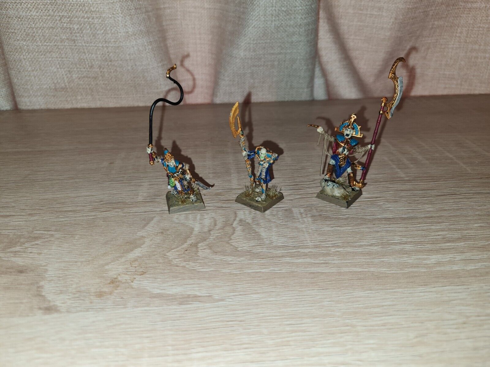 Warhammer Tomb Kings Characters X 3 Resin And plastic