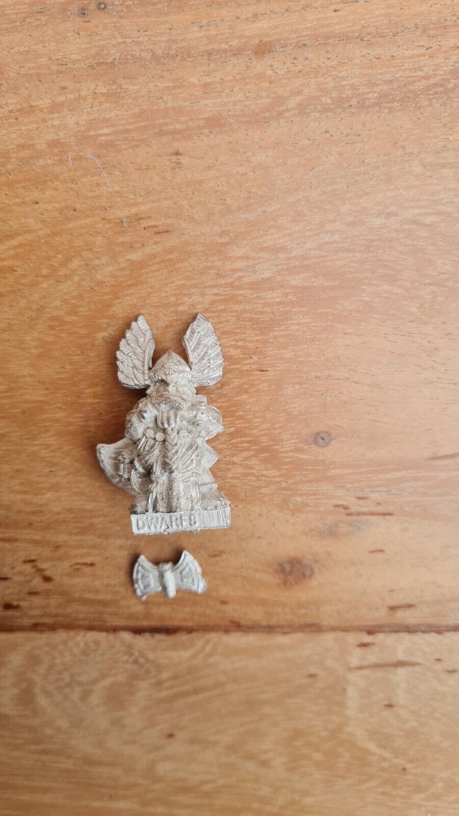 Warhammer Dwarf Lord With Winged Helmet Oop Metal