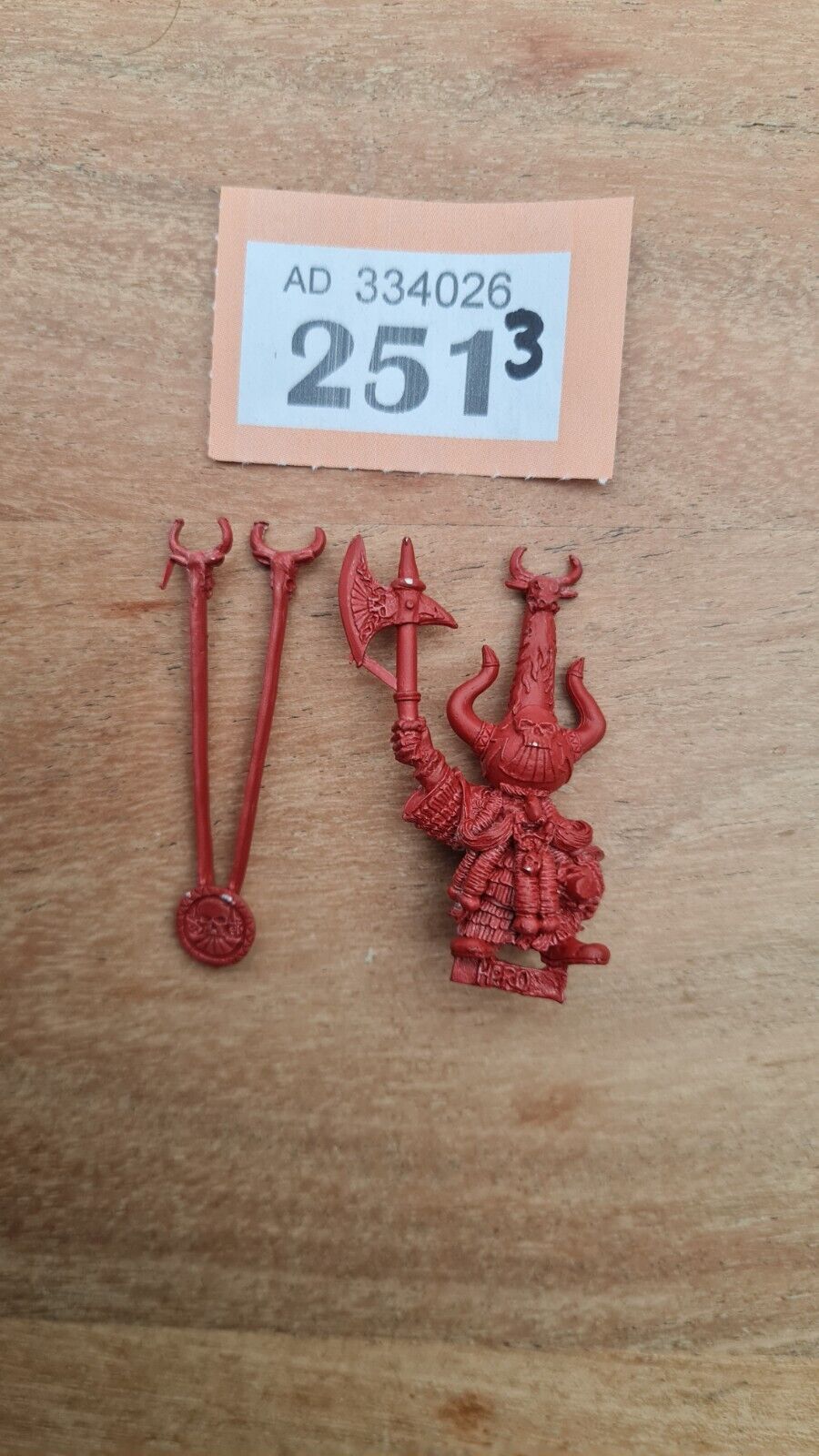 Warhammer Chaos Dwarf Hero Lord Metal Oop