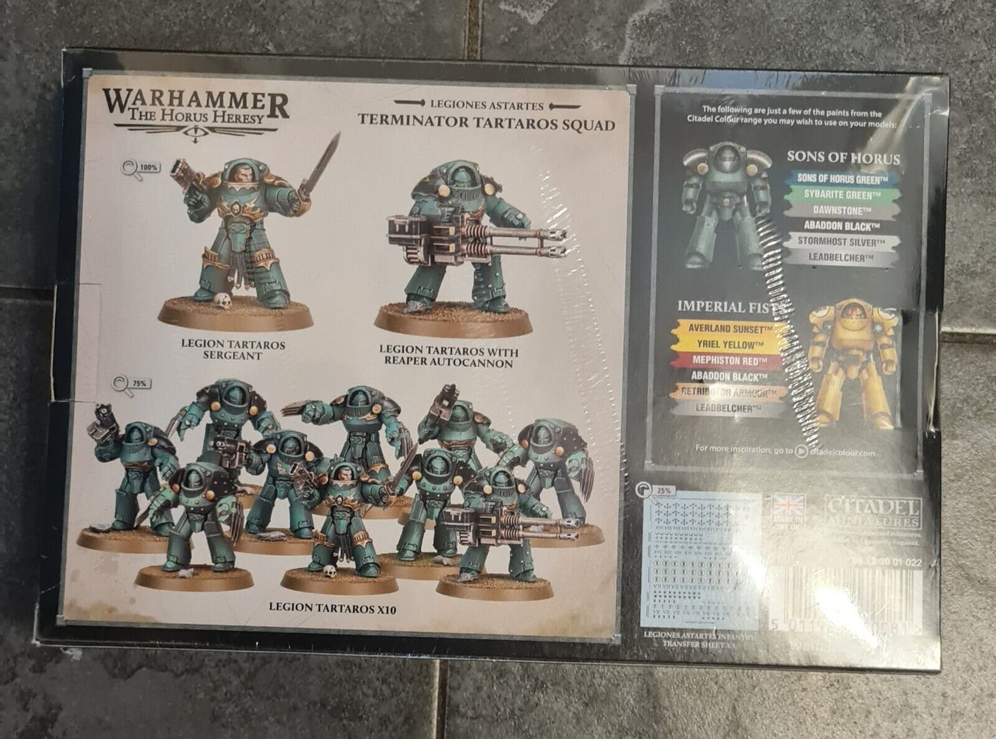 Warhammer 30k Legion Tartaros Terminator Squad Sealed