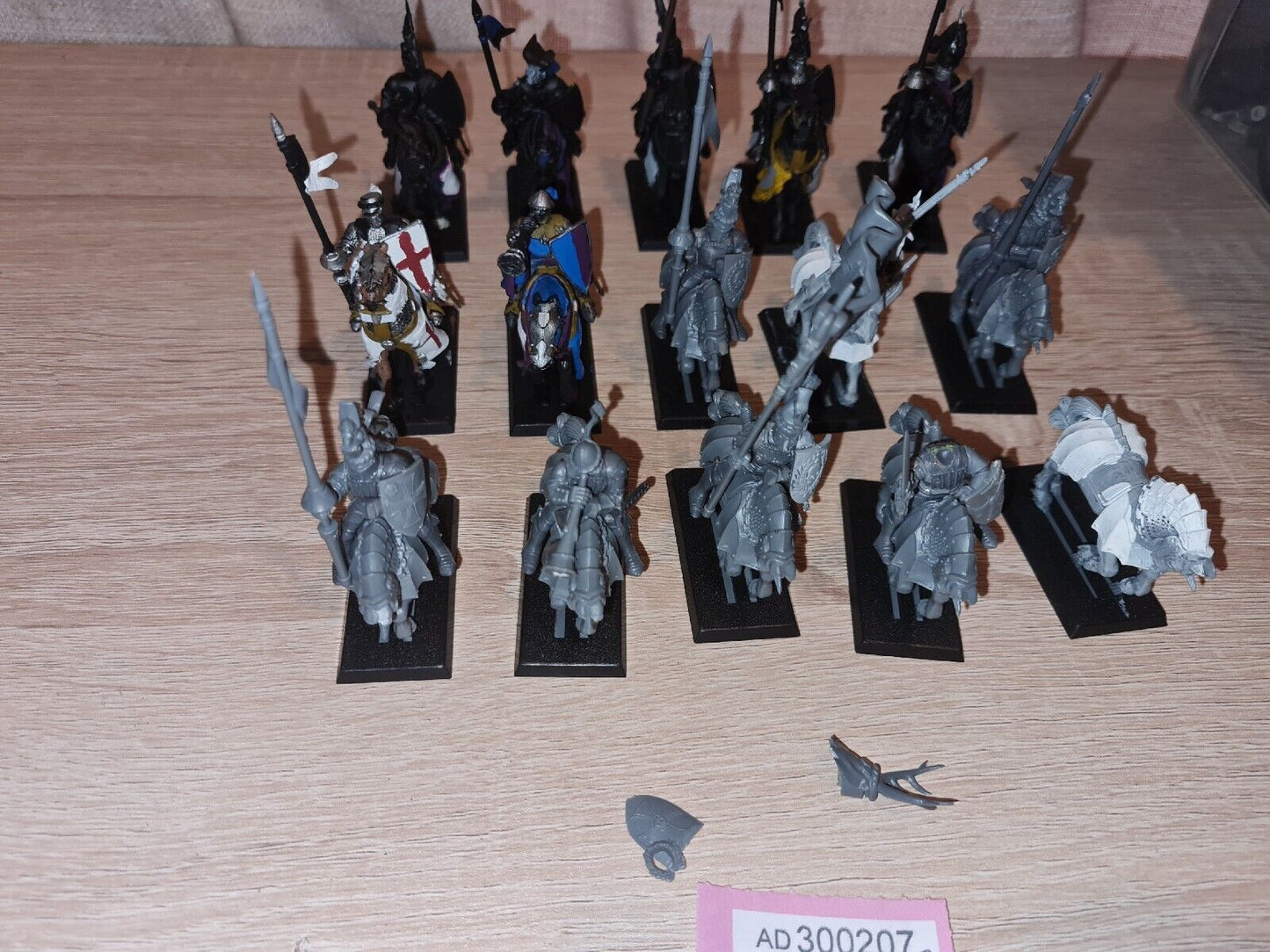 Warhammer Bretonnian Knights Of The Realm X 7 + 9 Empire Kngiths/Bret Riders