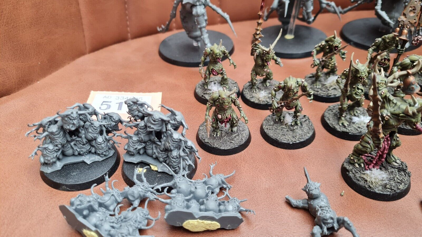 Warhammer Aos Chaos Nurgle Start Set Some Well Painted.