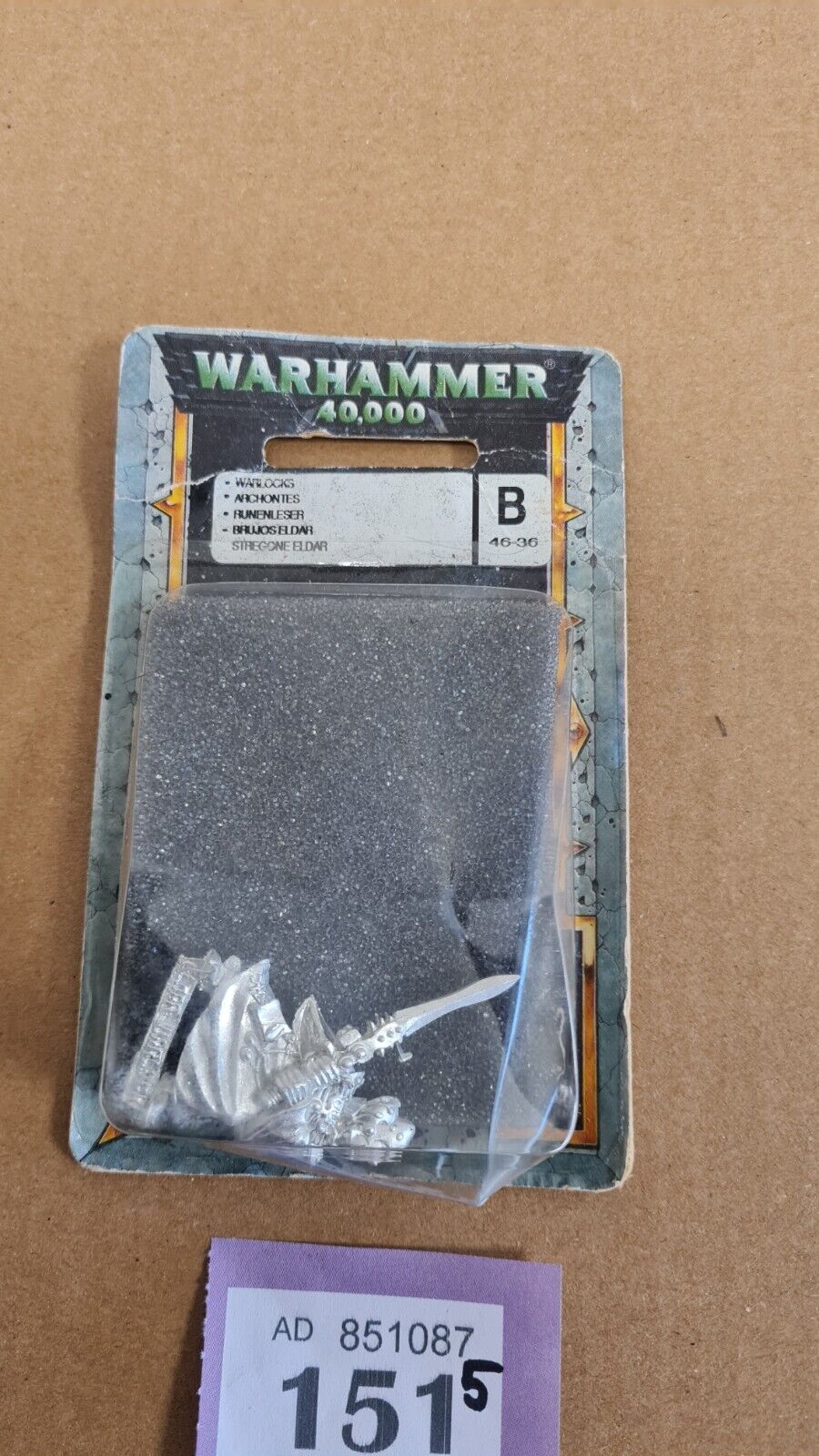 Warhammer 40k Eldar Warlock New In Blister