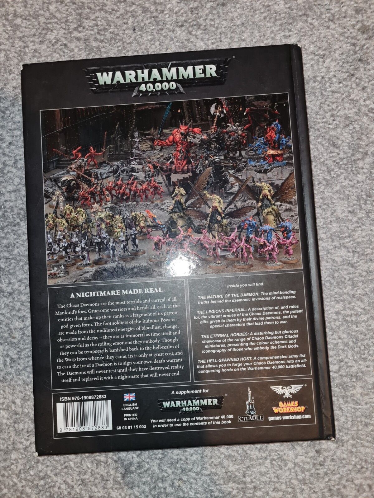 Warhammer Chaos Daemons Army Book